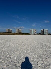 Towers from the beach