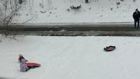 Sledding was perfect, just remember that safety is important too!