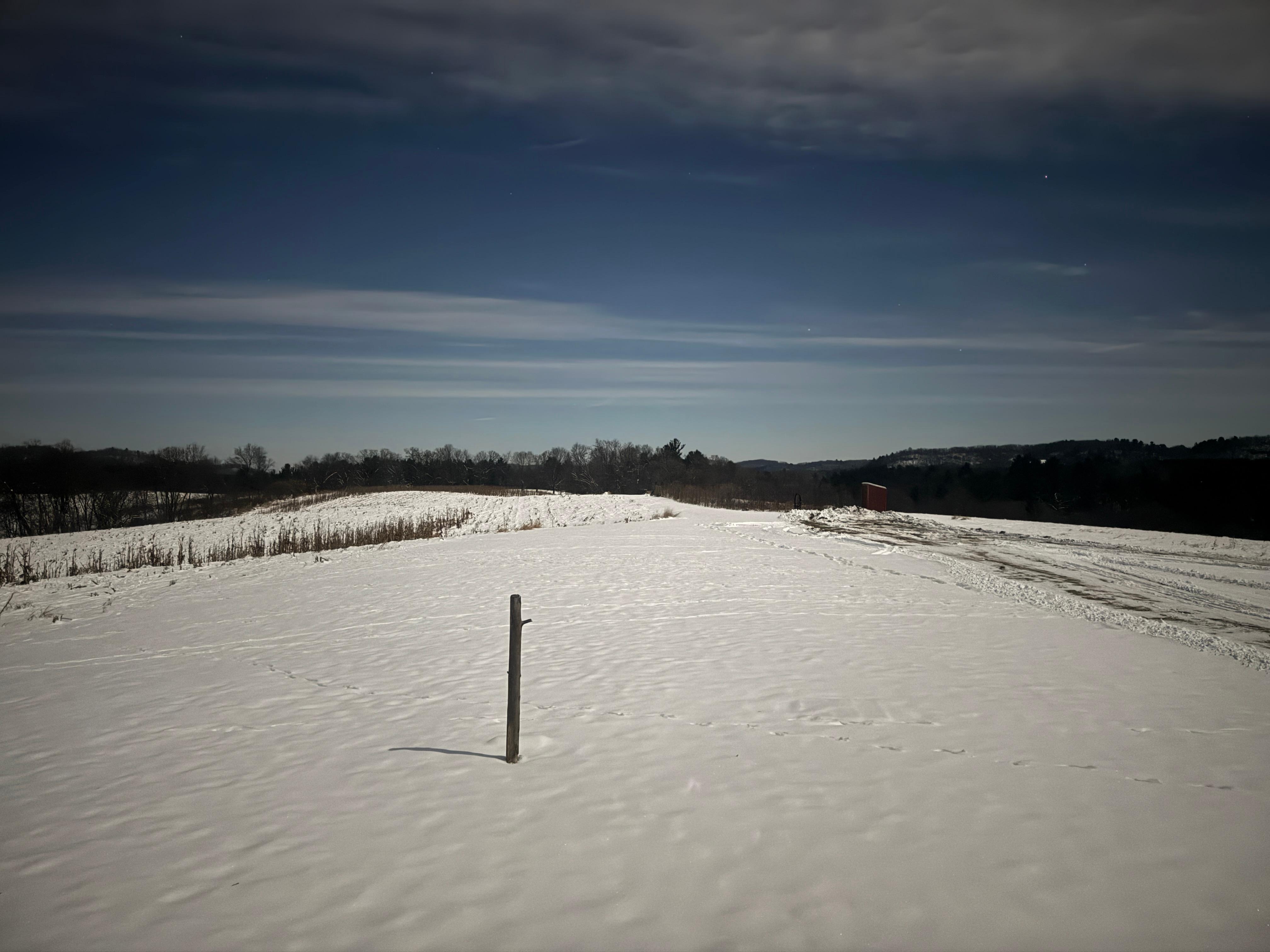 View from picture window. 