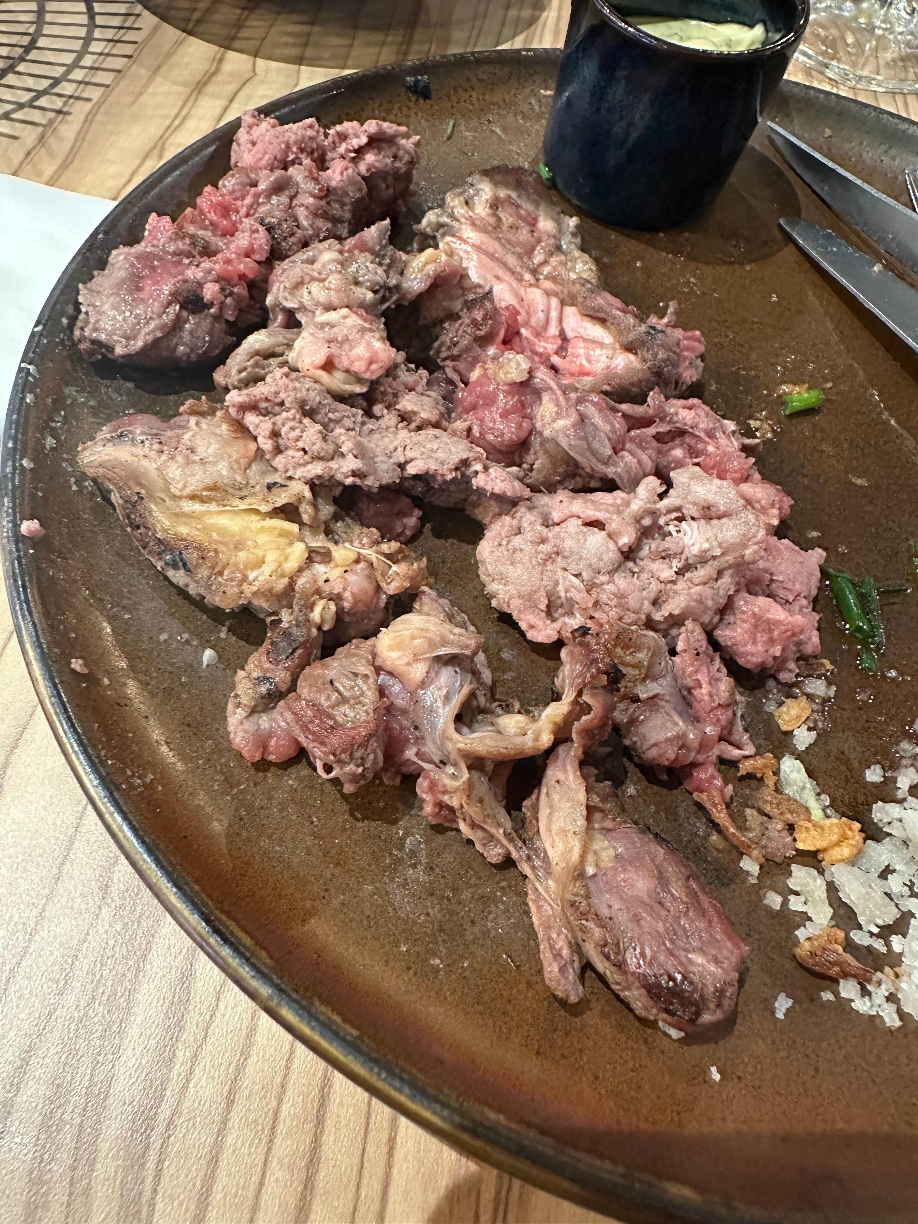 Impossible de couper ce steaks à €32 Euros 