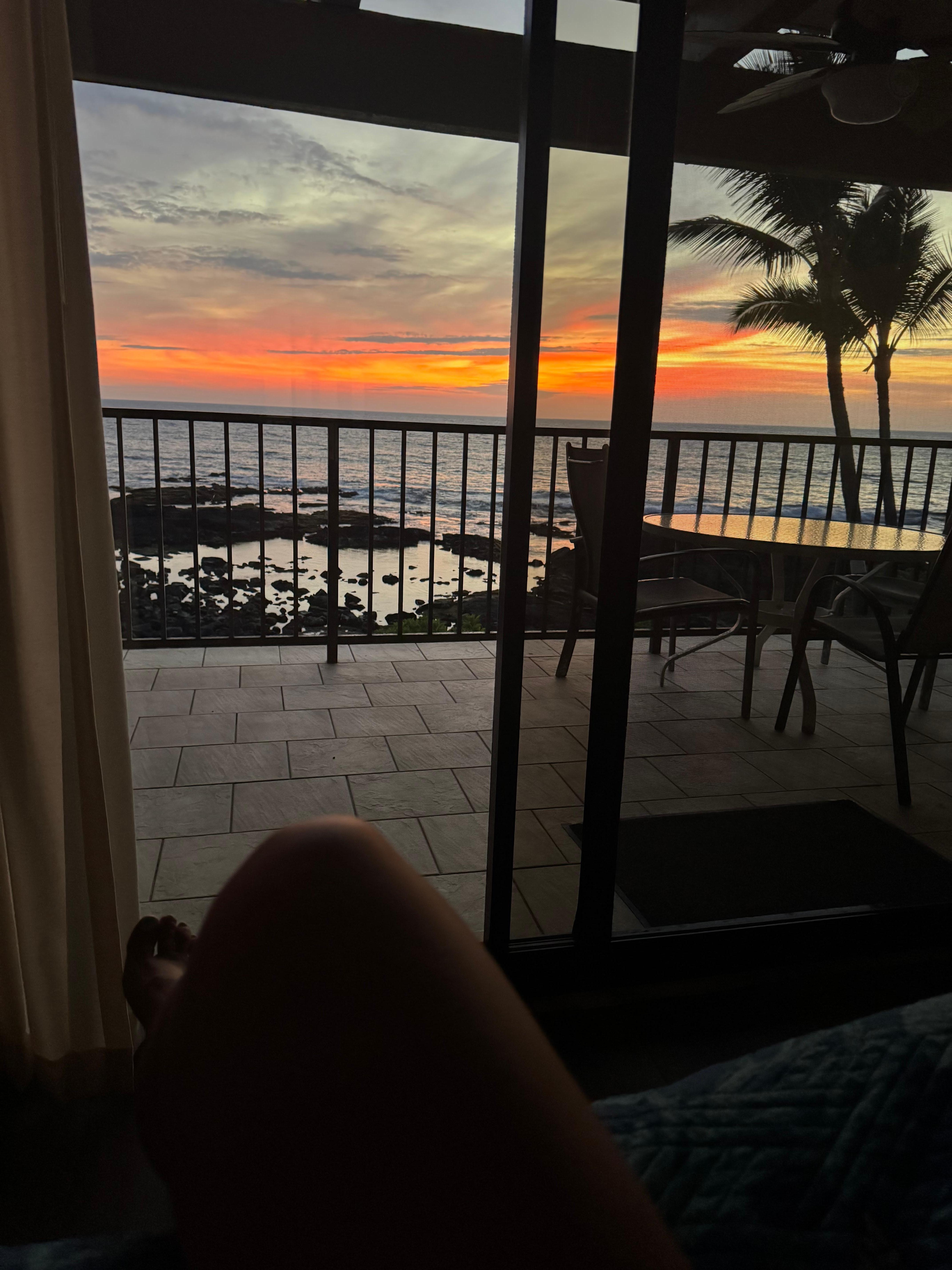 The view from the bedroom