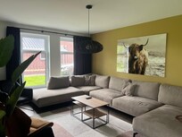 Zithoek met fijne loungebank