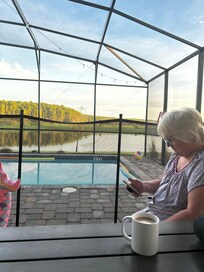 The pool/pond view 😍