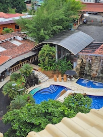 Beautiful pool area.