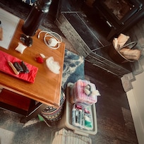 Perfect place to craft by the fire