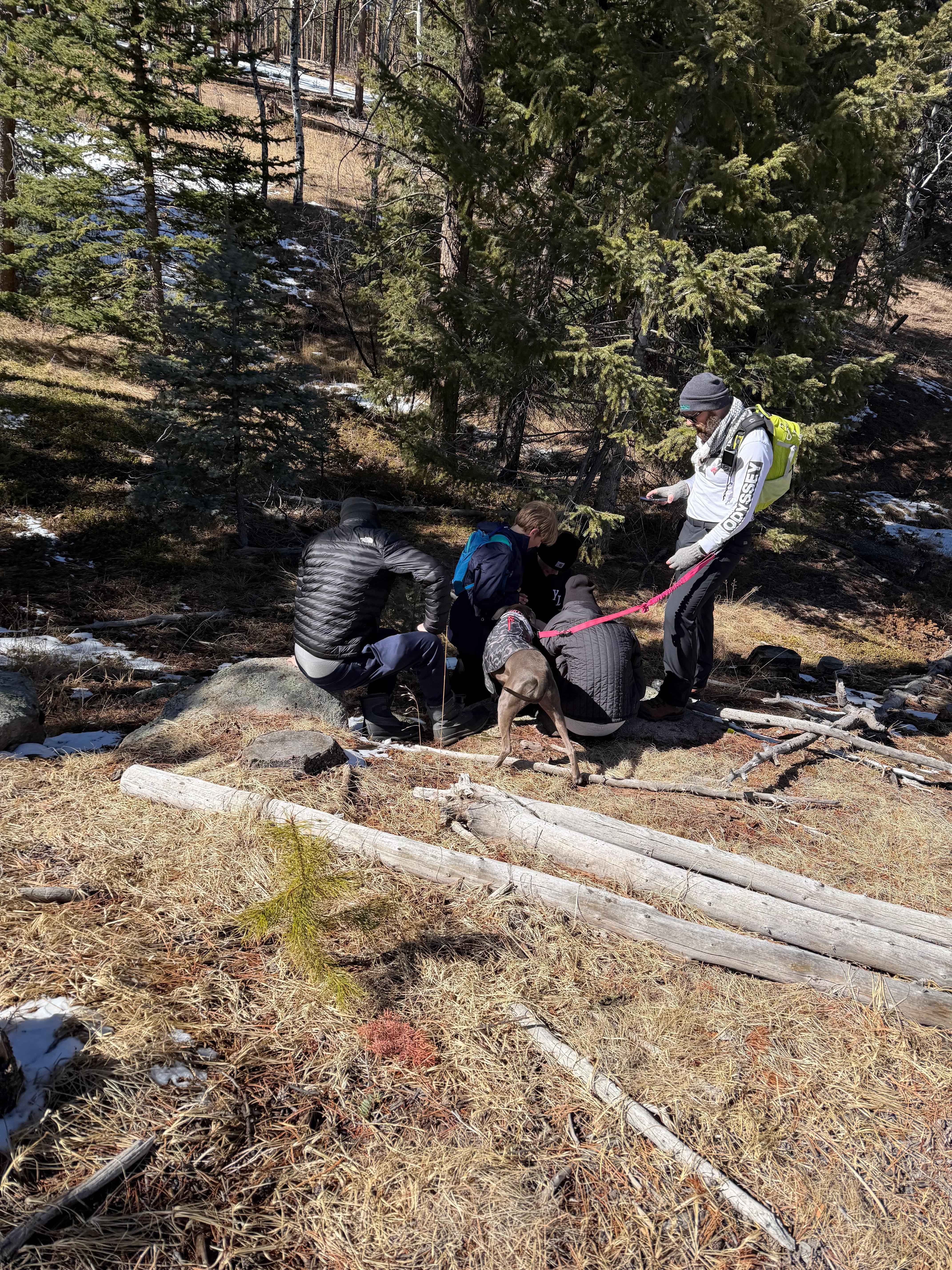 We Geo Cached all over during our trip! (Three Sisters East trail)