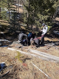 We Geo Cached all over during our trip! (Three Sisters East trail)