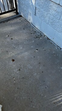 Crappy patio.