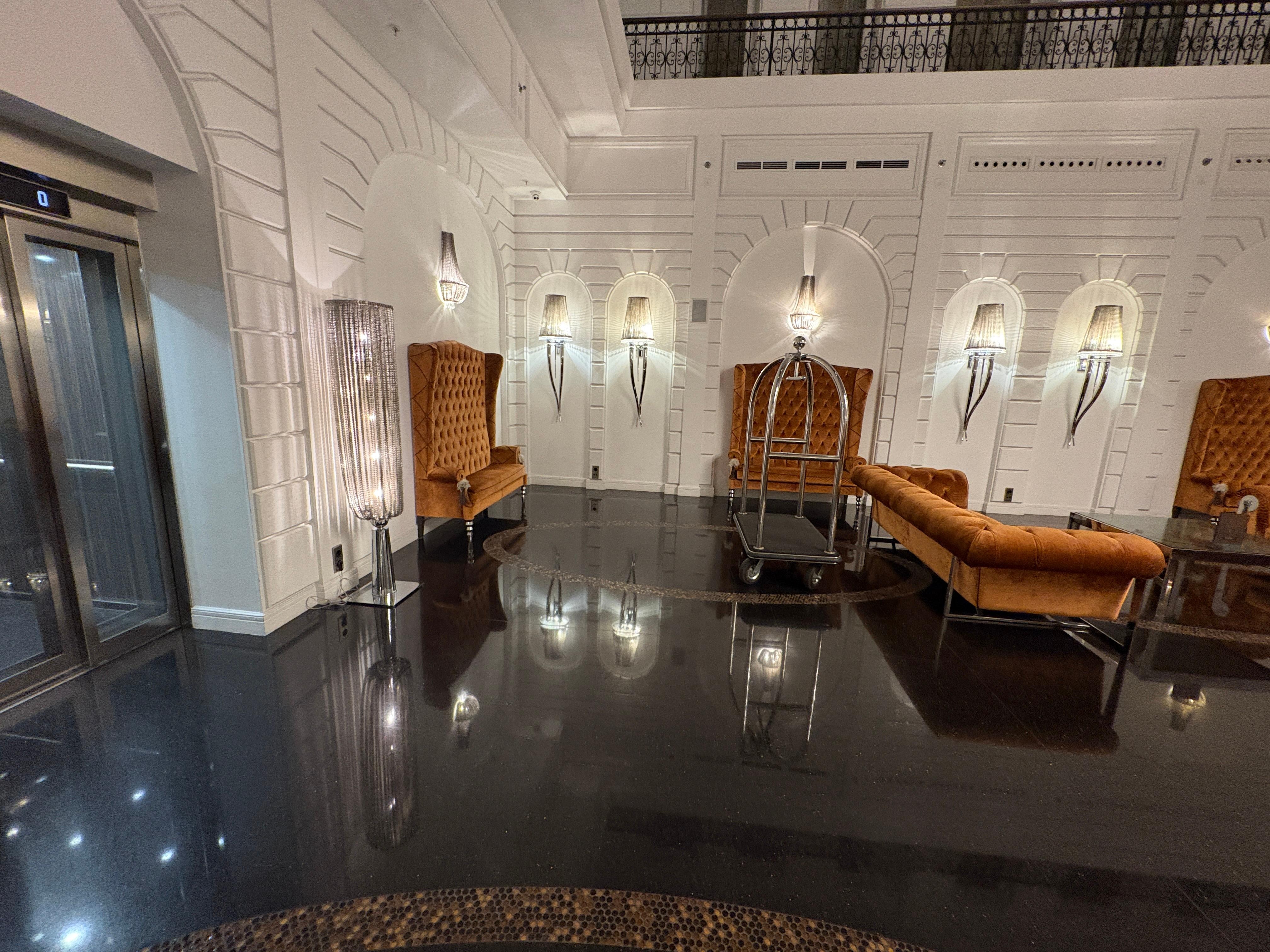 Lobby by elevator 