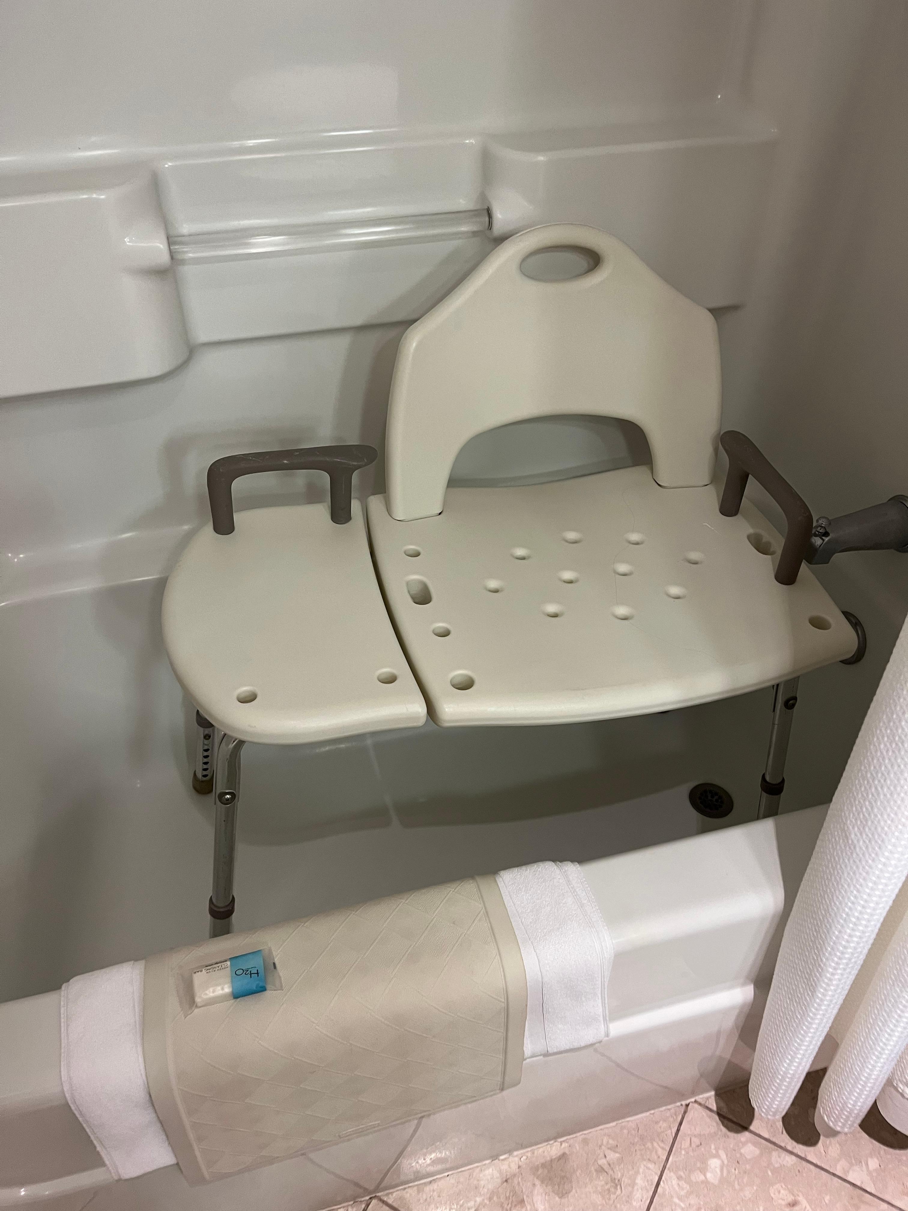 Oversized chair in bathtub!!’