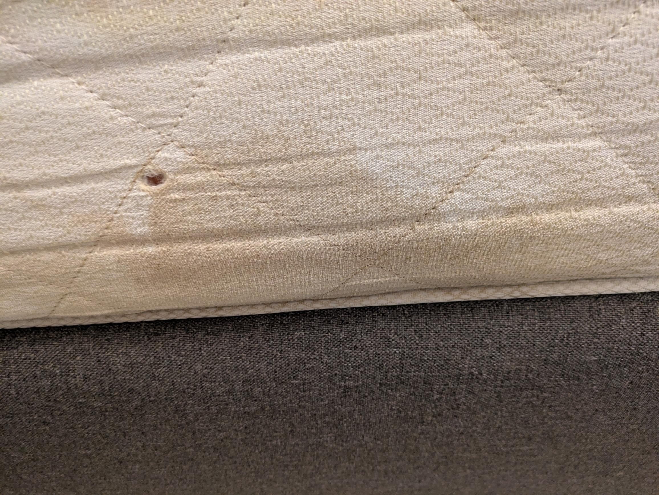 Another mattress with biological residue