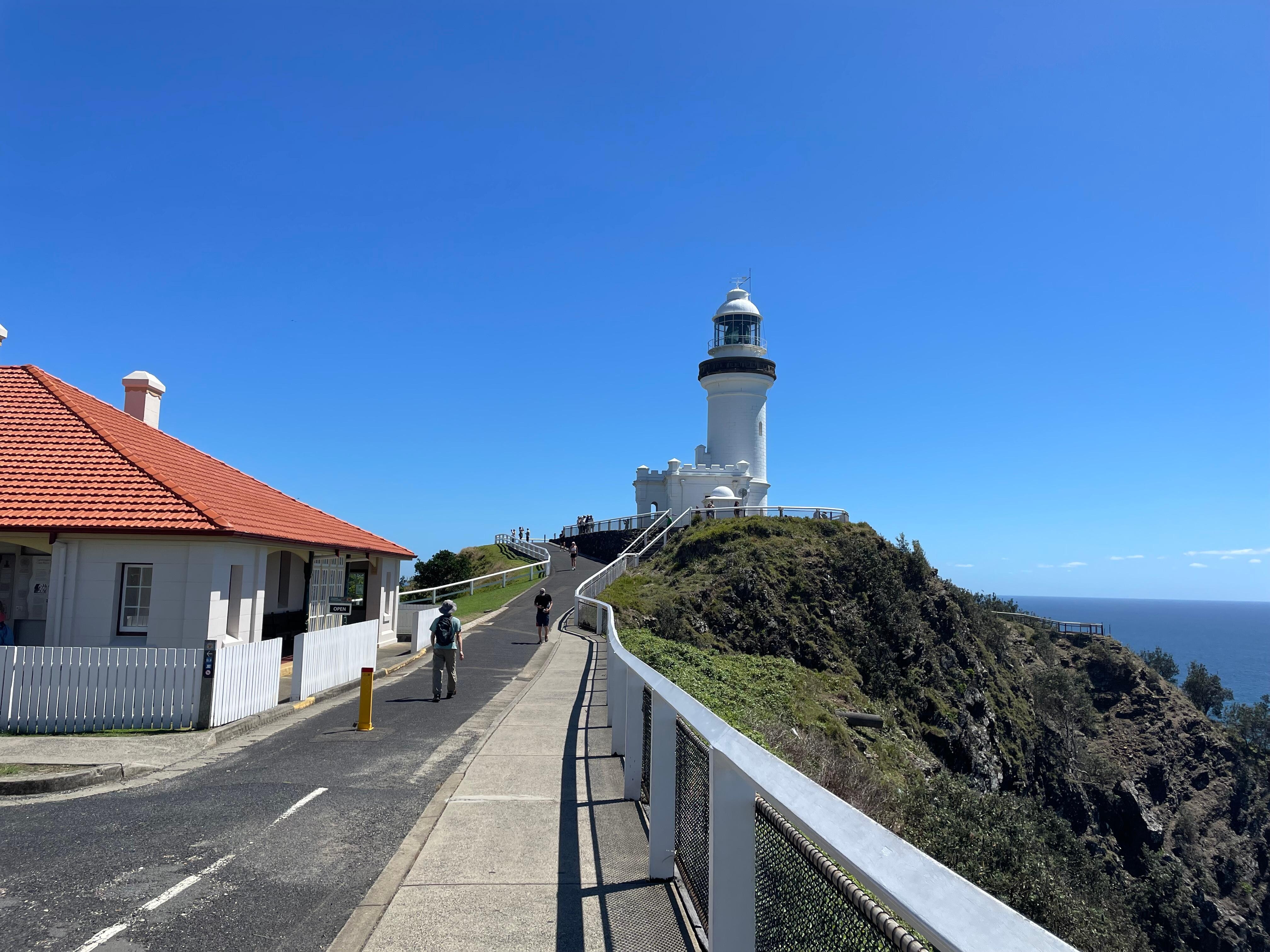 Lovely walk up to the lighthouse 