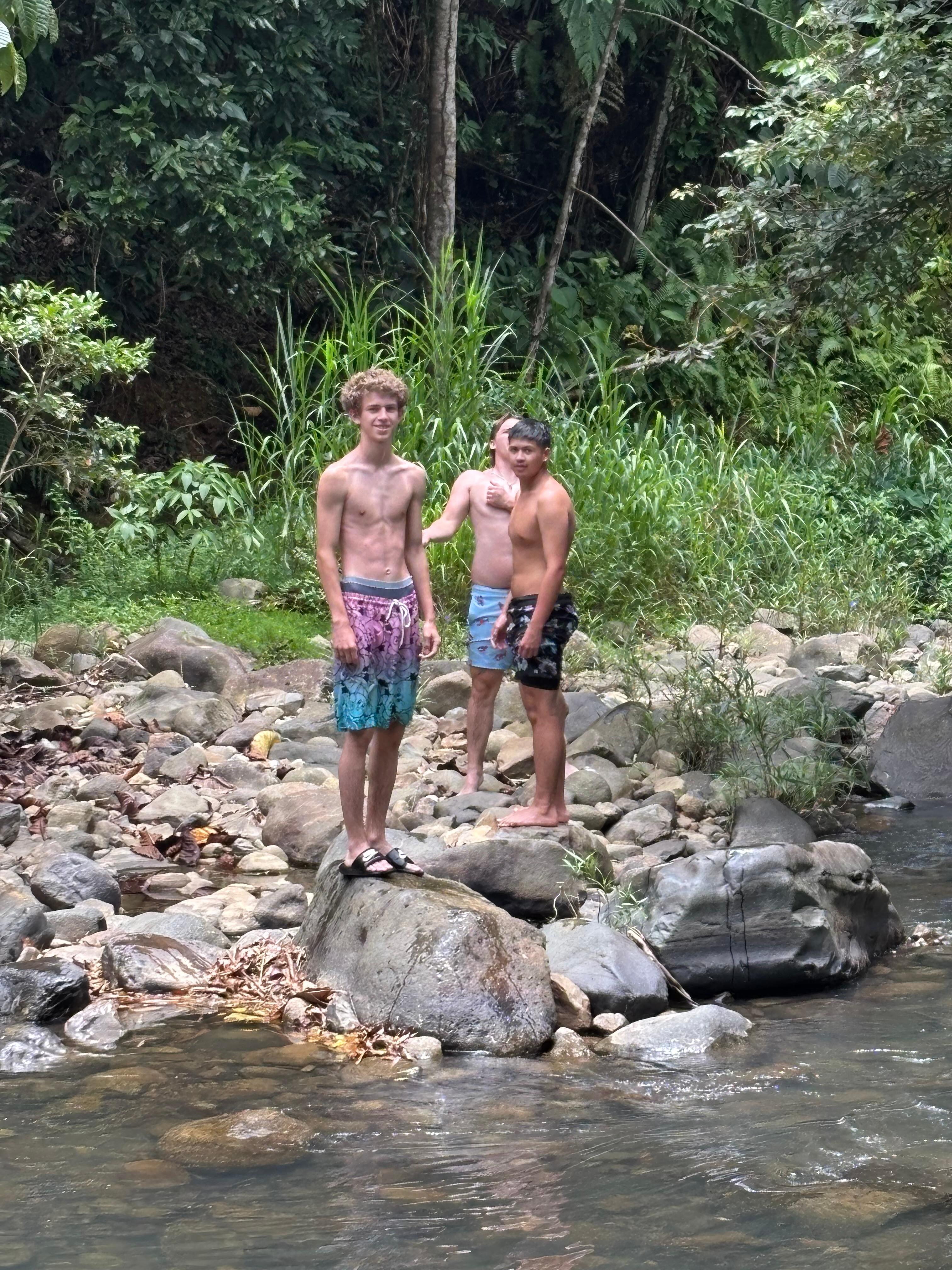 My boys the first 10 minutes we arrived. 