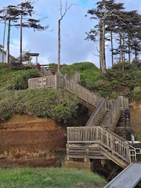 Steps leading to the Beach