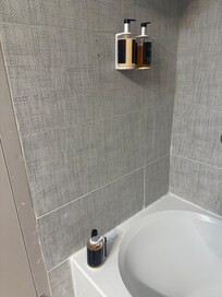 Soap things not even on wall
