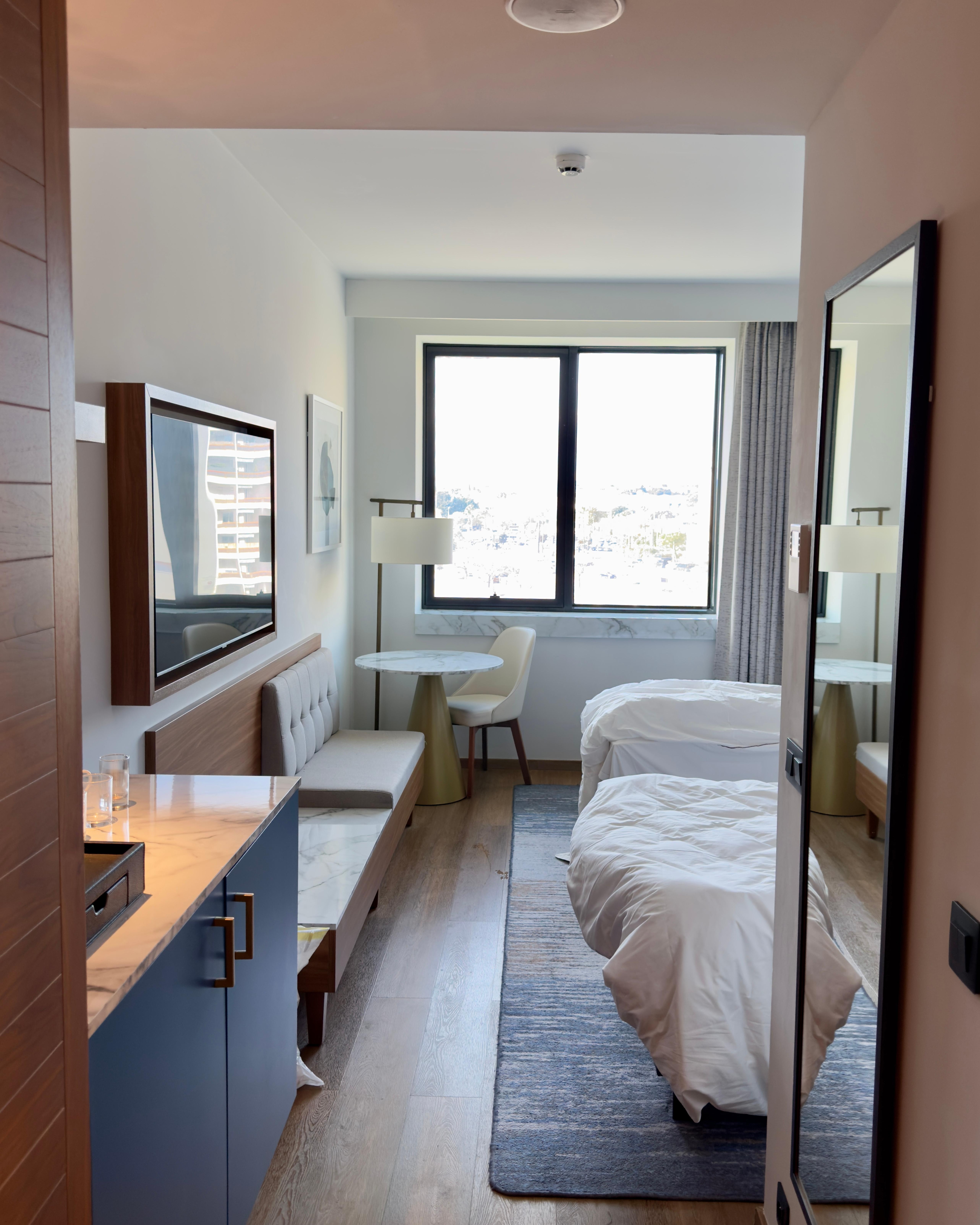 Our standard twin room on the second floor.