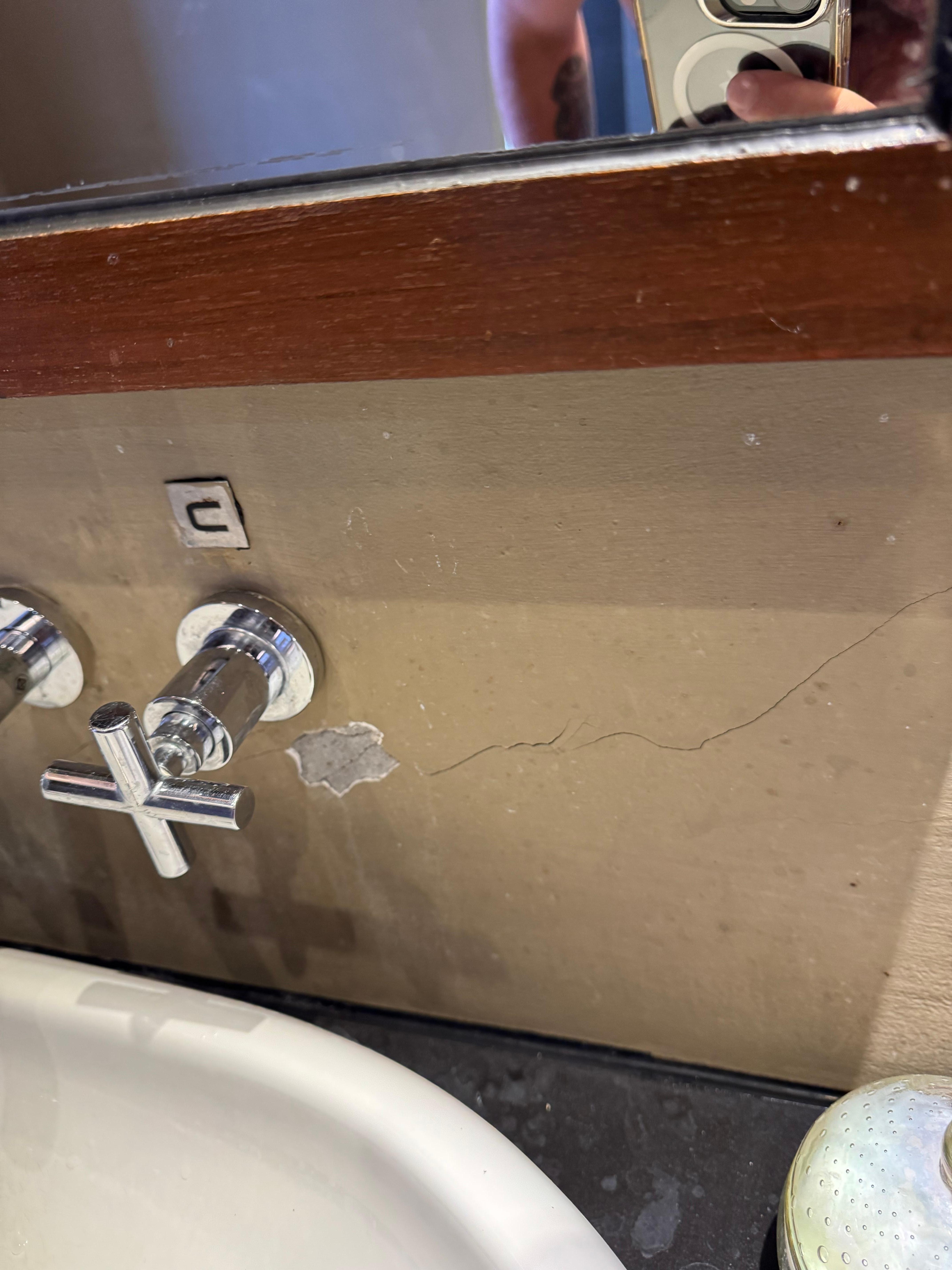 Chipped paint everywhere