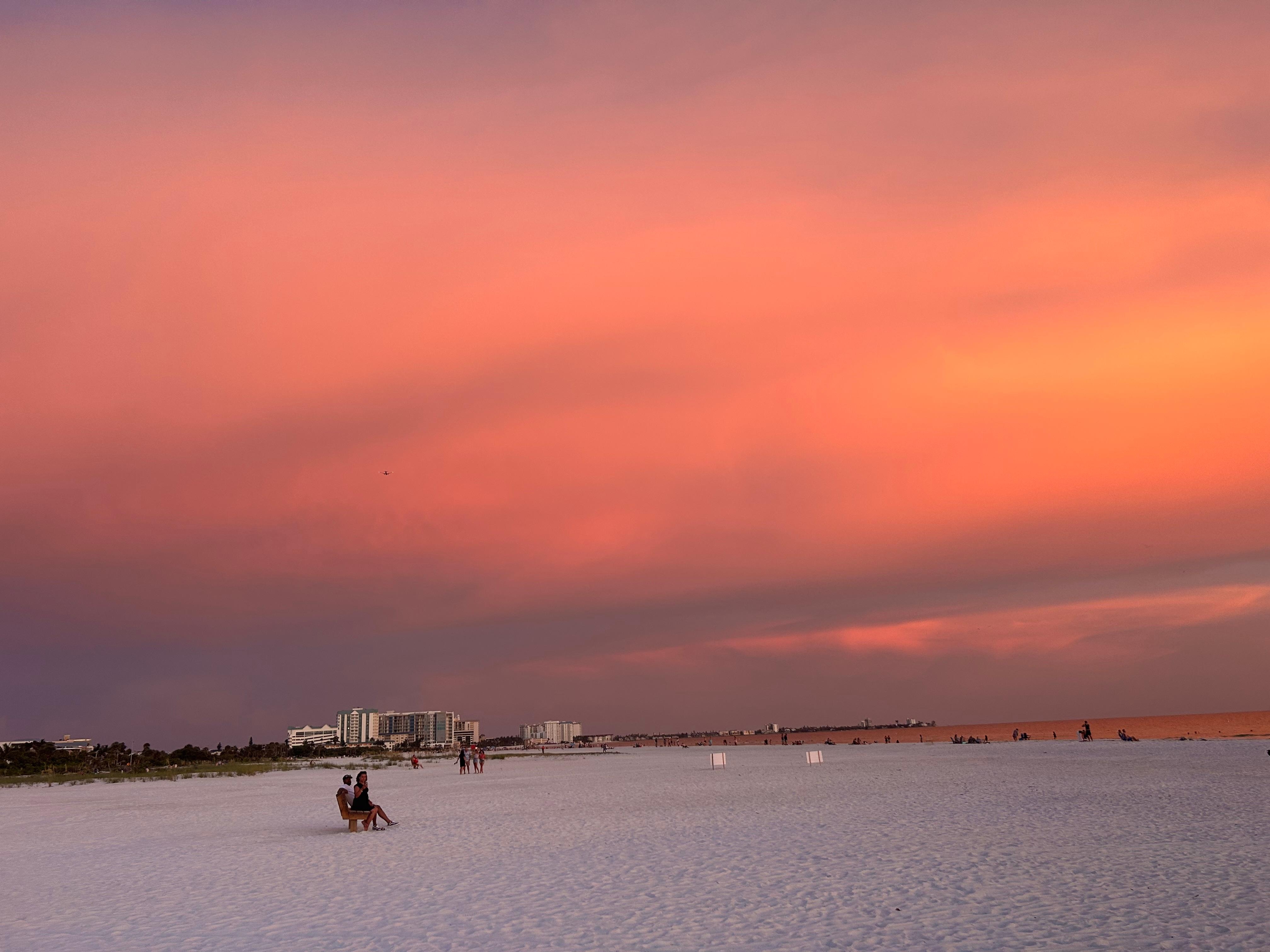 The skies turn every color and pictures don’t do it justice.