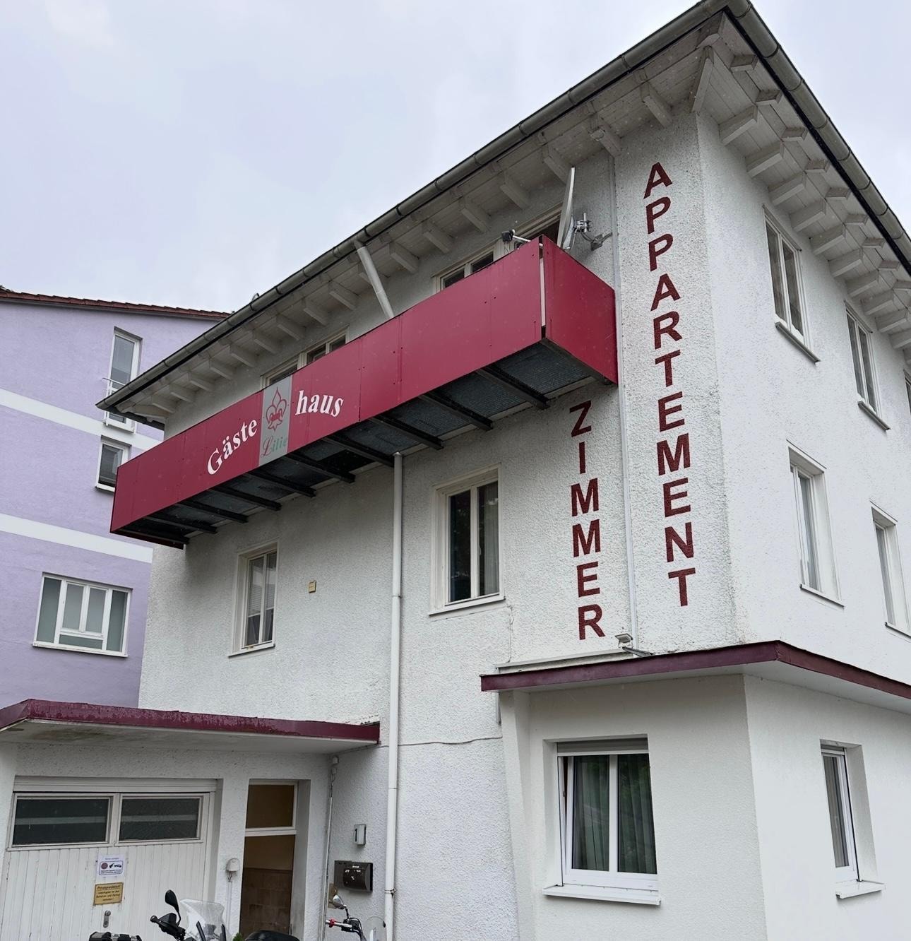 The real hotel building
