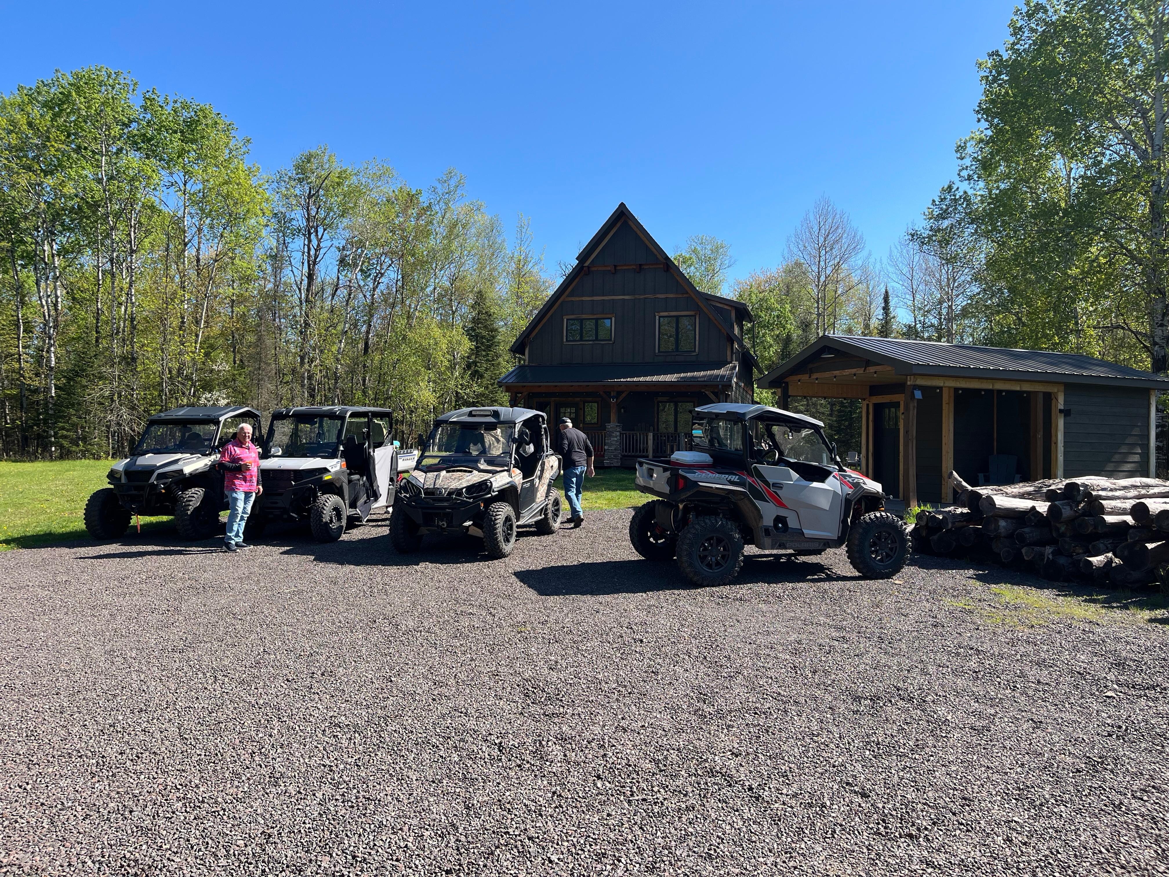 Front of lodge 