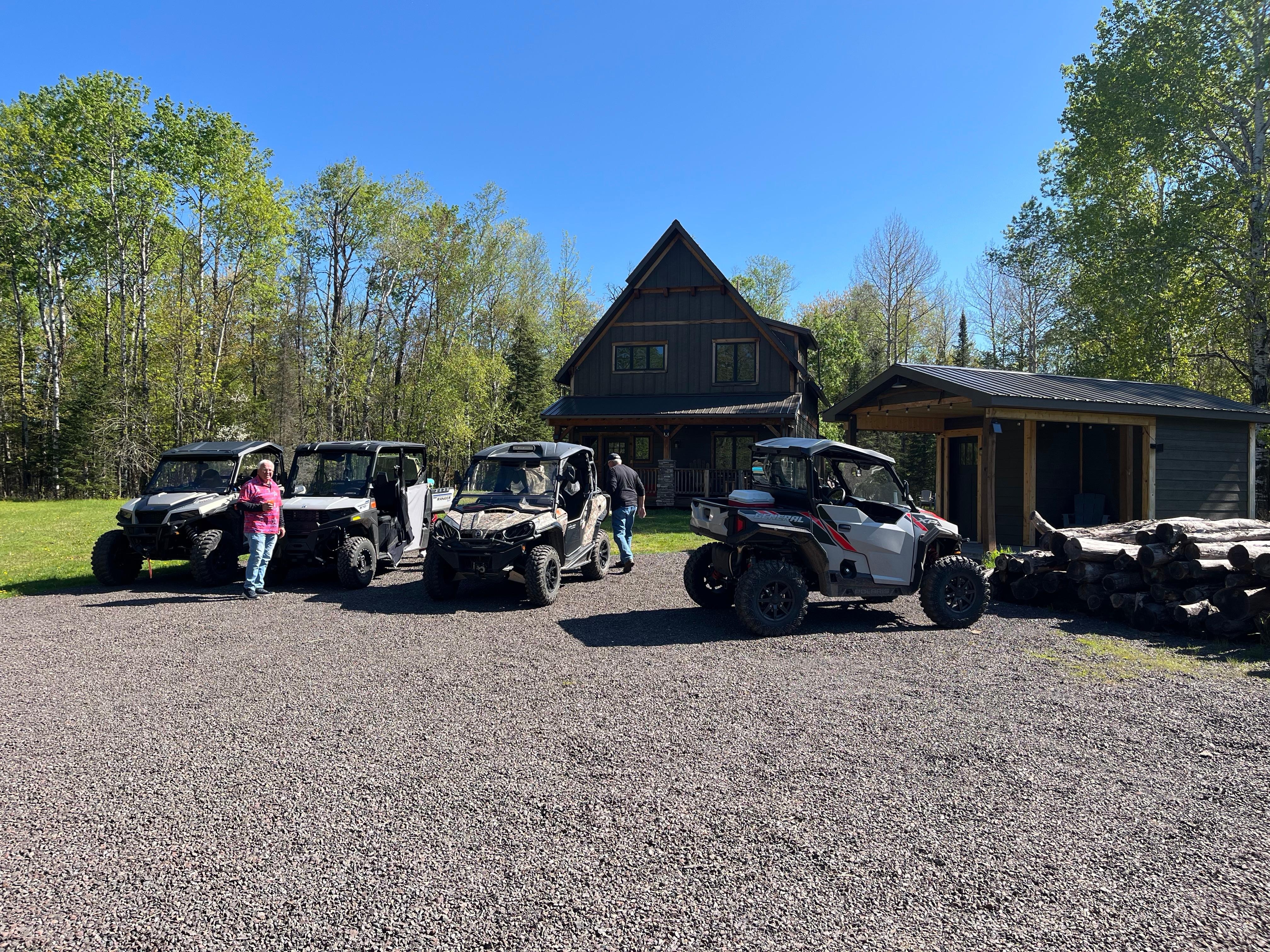 Front of lodge