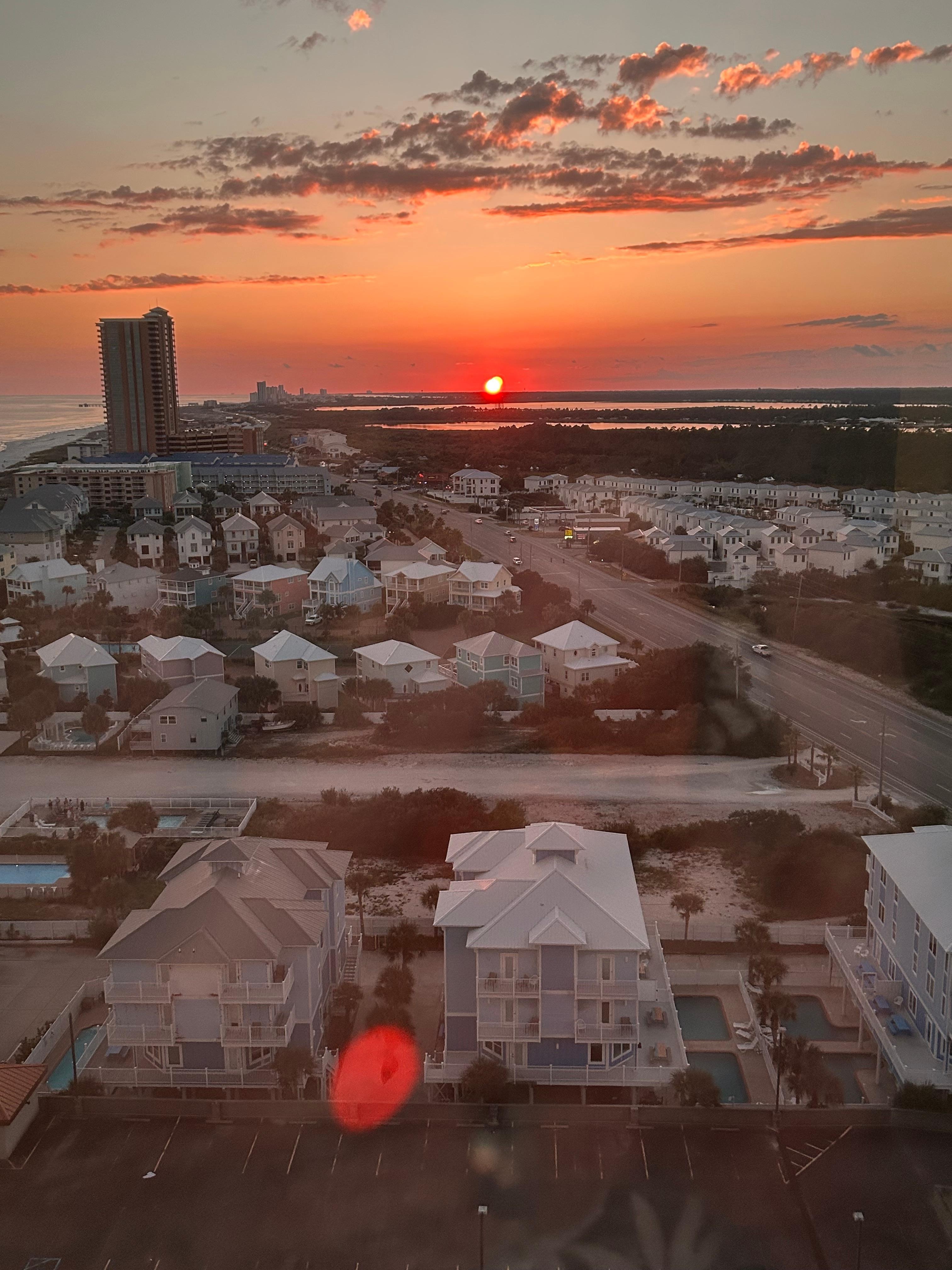 Sunset from the 17th floor