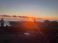 Sunset over Lake Huron 8 minute walk