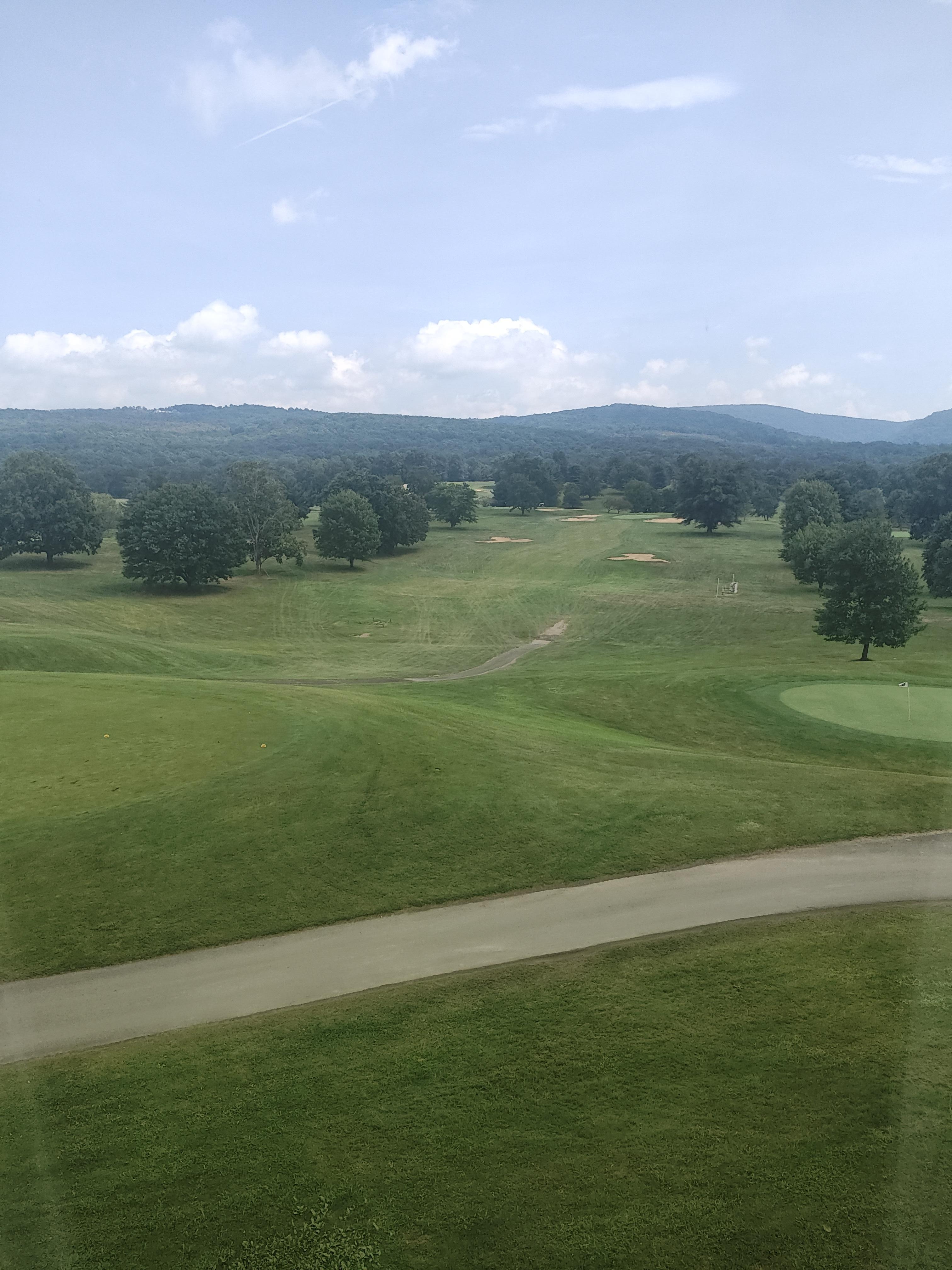 View of the Golf course from our room