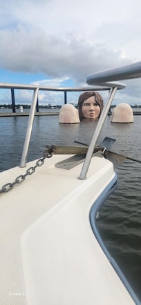 Lady of the lake on a dolphin charter