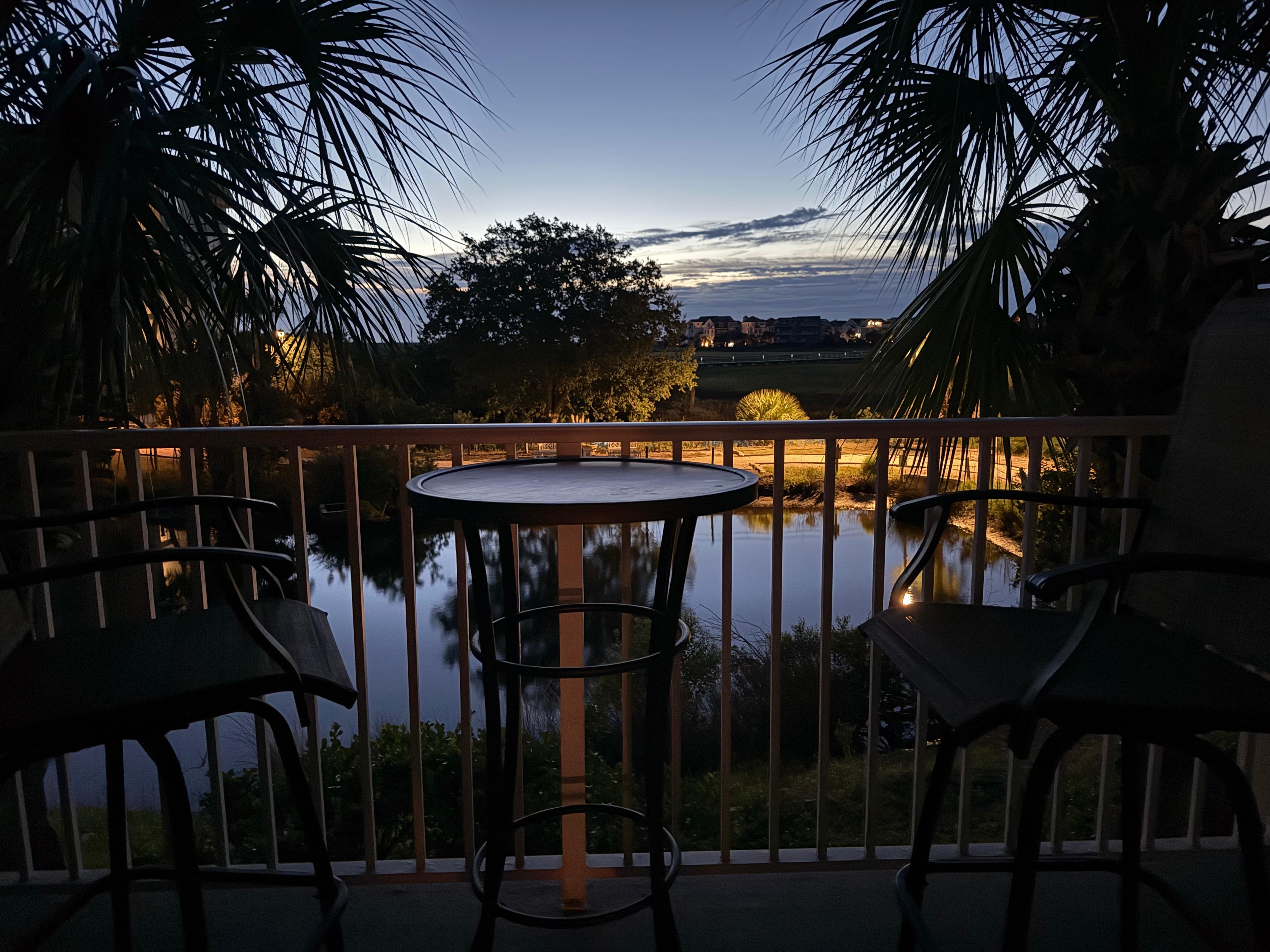 Early morning sunrise from the patio