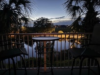 Early morning sunrise from the patio