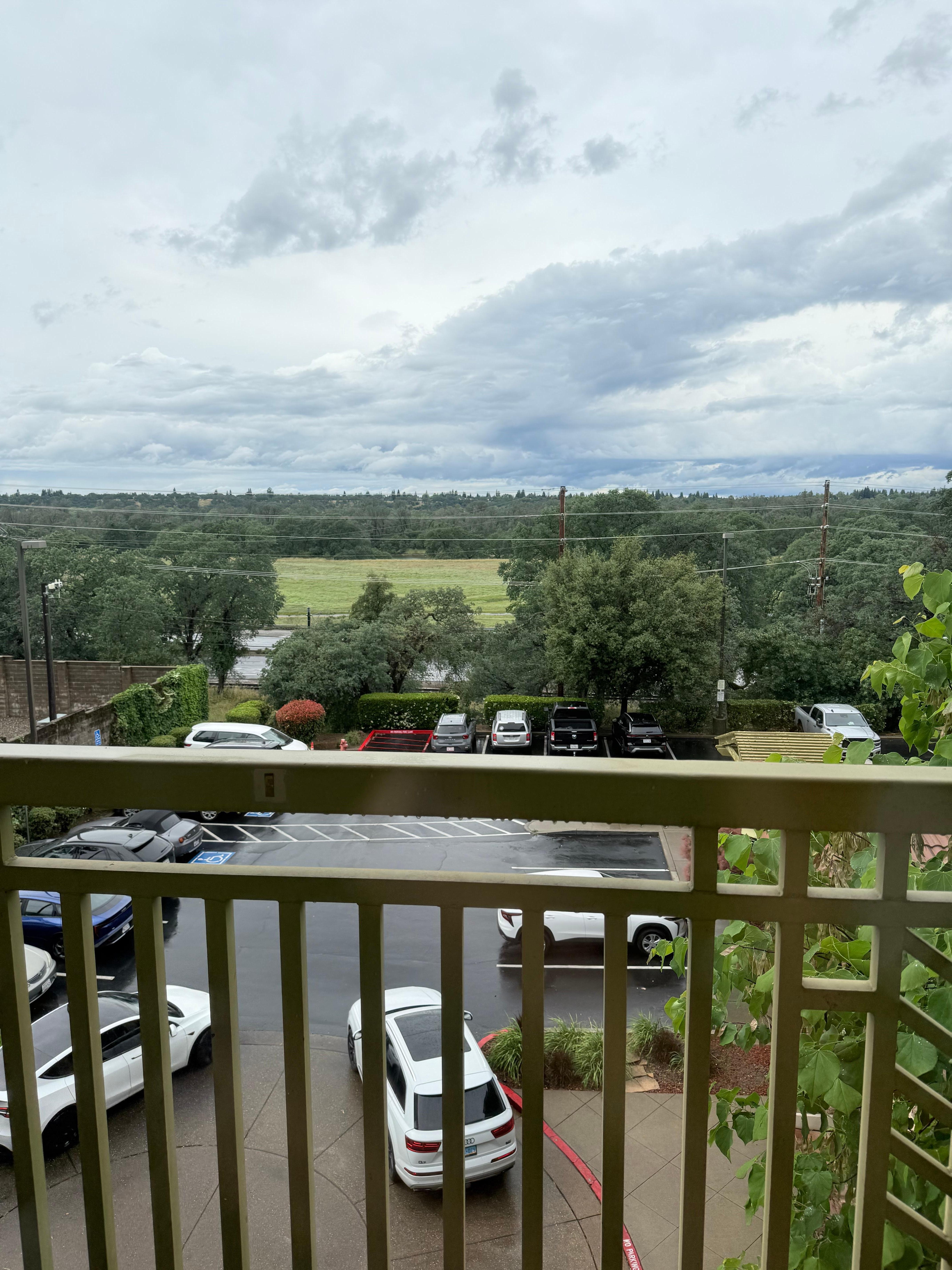 My beautiful view from the balcony