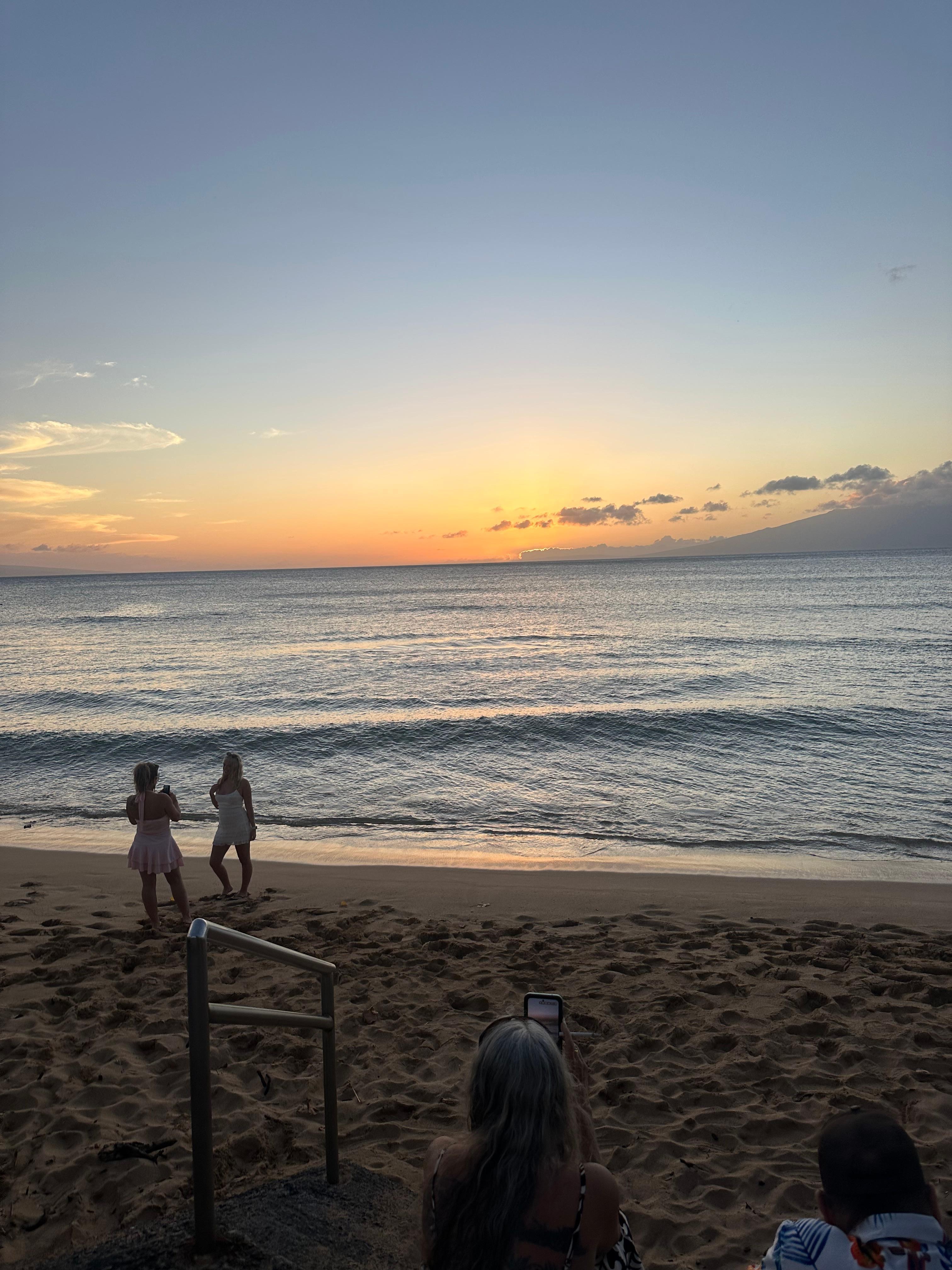 The beach just steps away from the condo