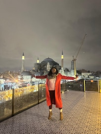 Views from the rooftop of the hotel.