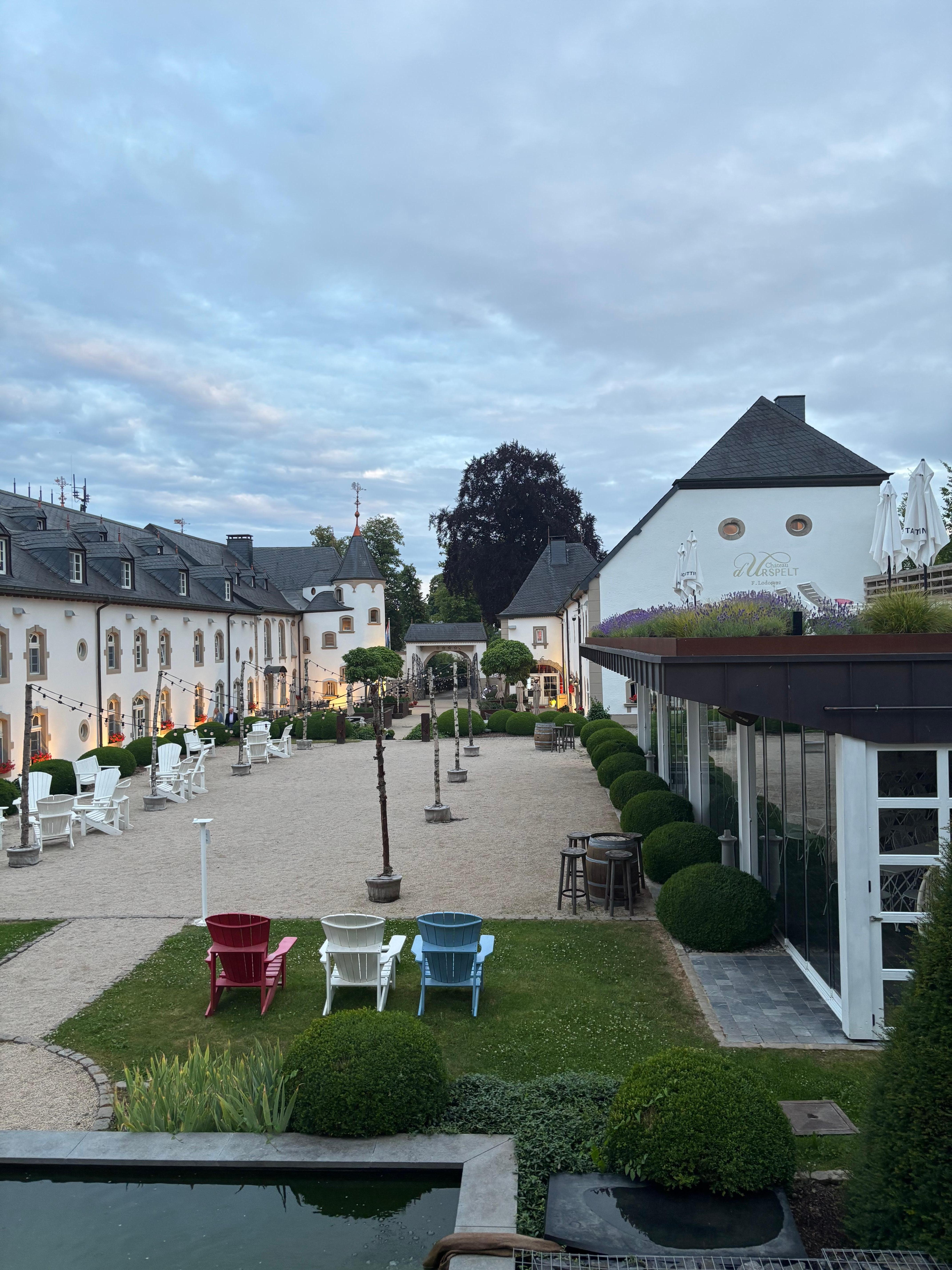 Courtyard from room