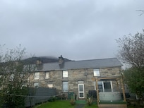 View of the cottage from the back gate