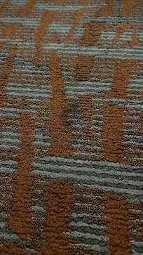 Carpete manchado, prefiro nao saber de que