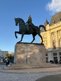 This is Carl 1st, the first King of Romania’s statue.
