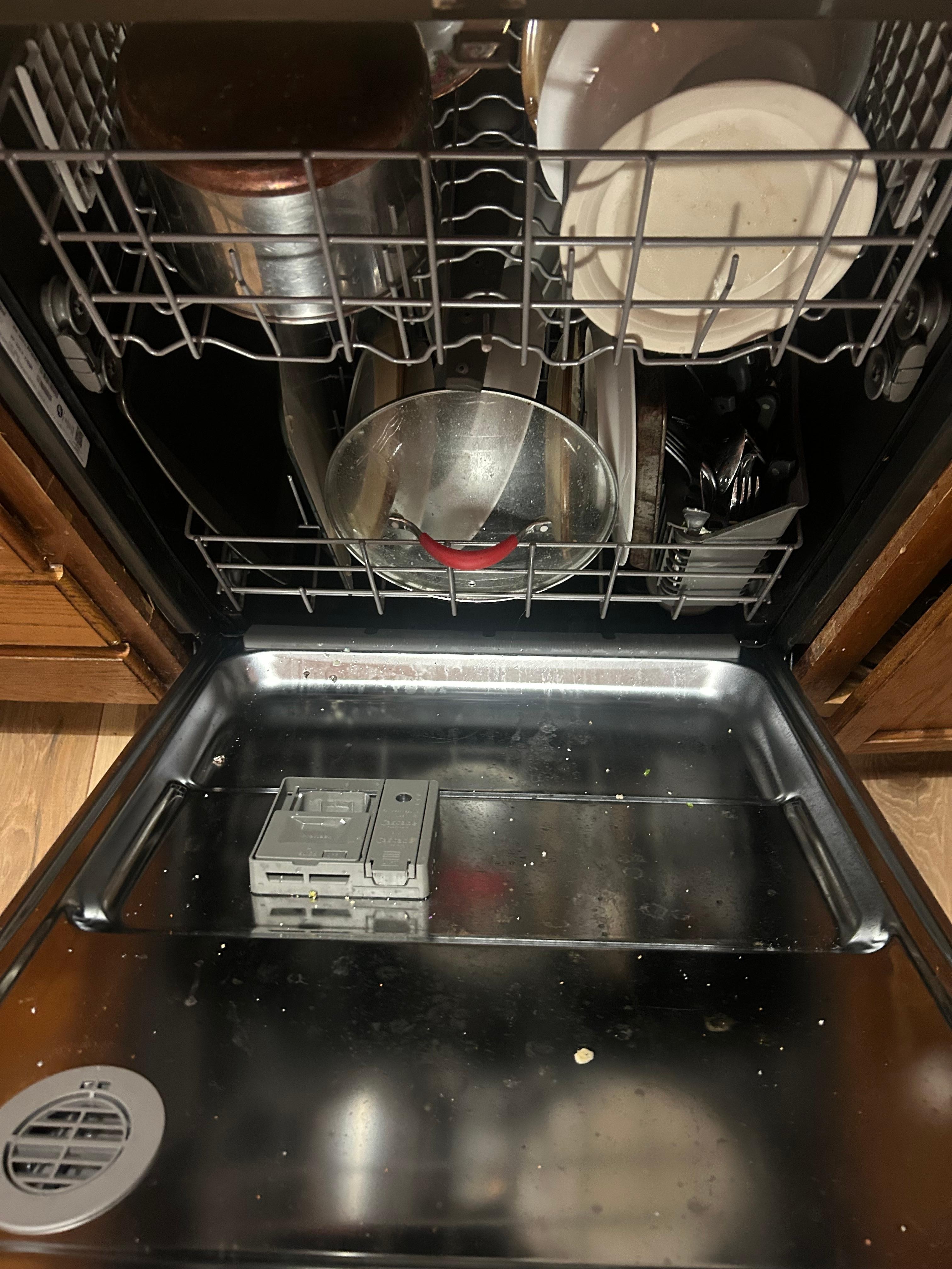 dishes unwashed upon areival