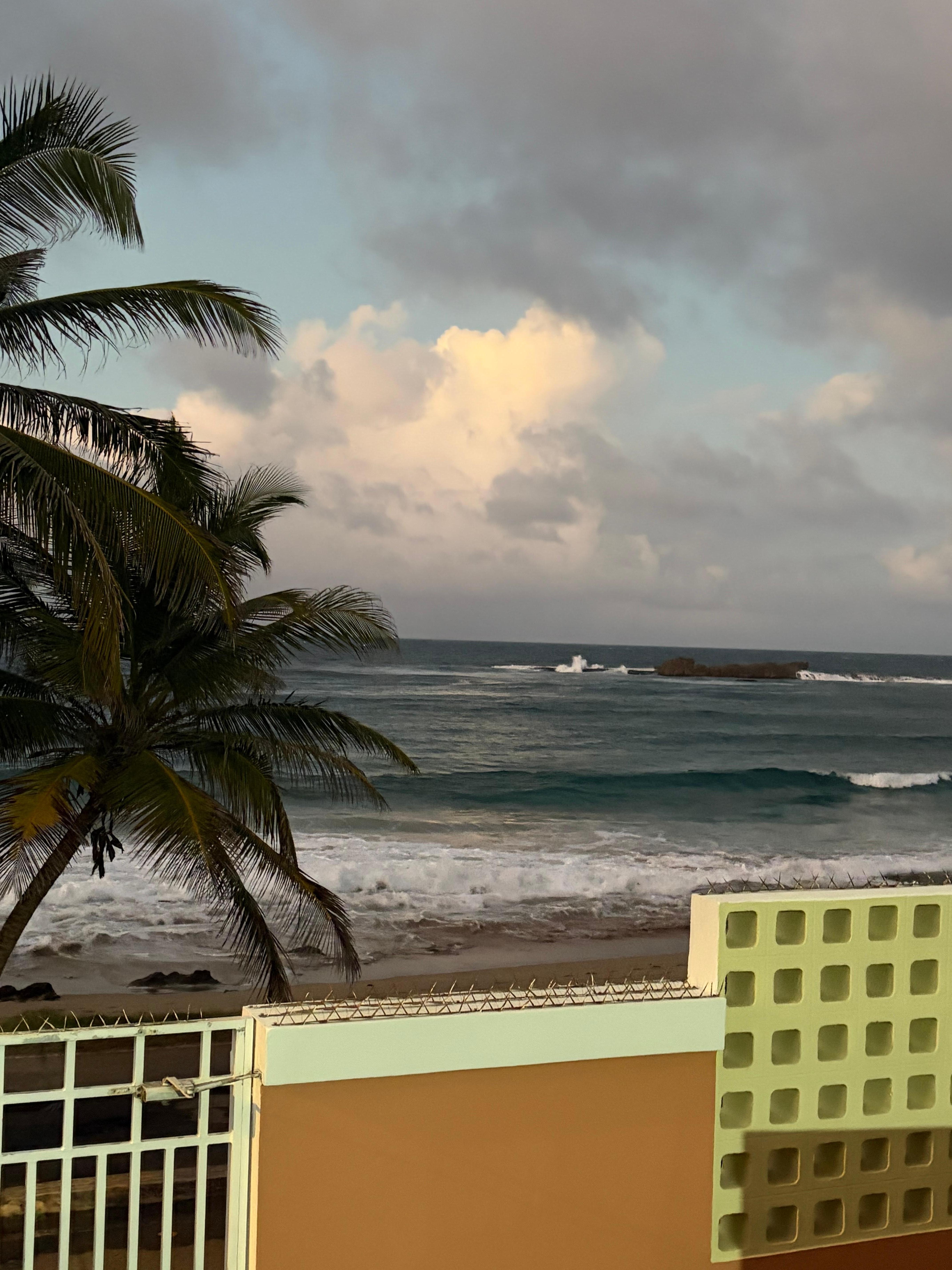 View from pool beach area.