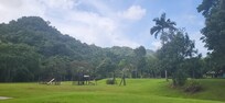 Beautiful grounds and views of the mountains.