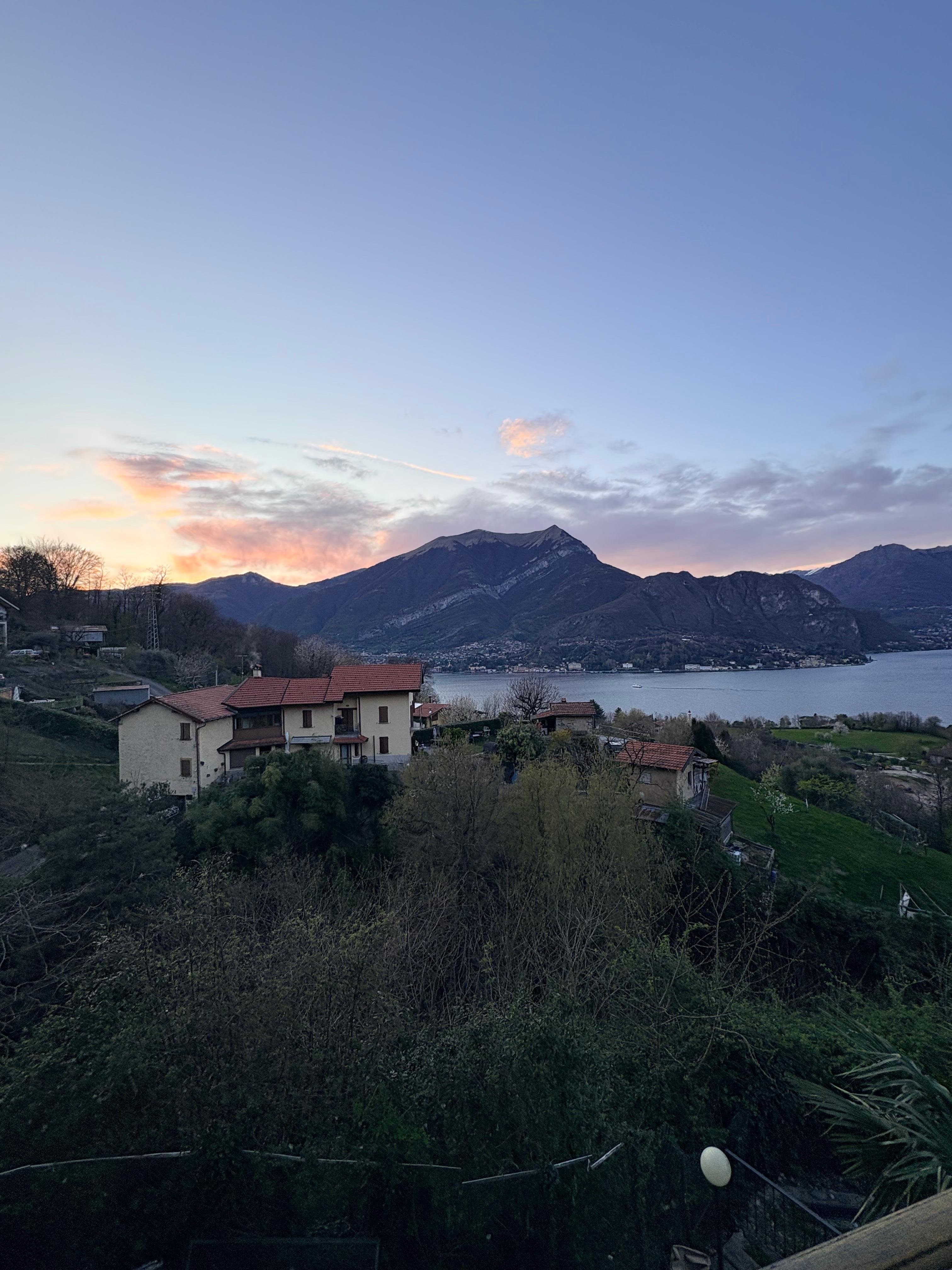 View from our little side balcony