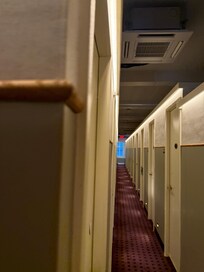 hallway of rooms