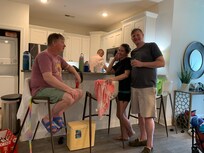 Great area for cooking and game night!