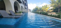 Pool view from our room