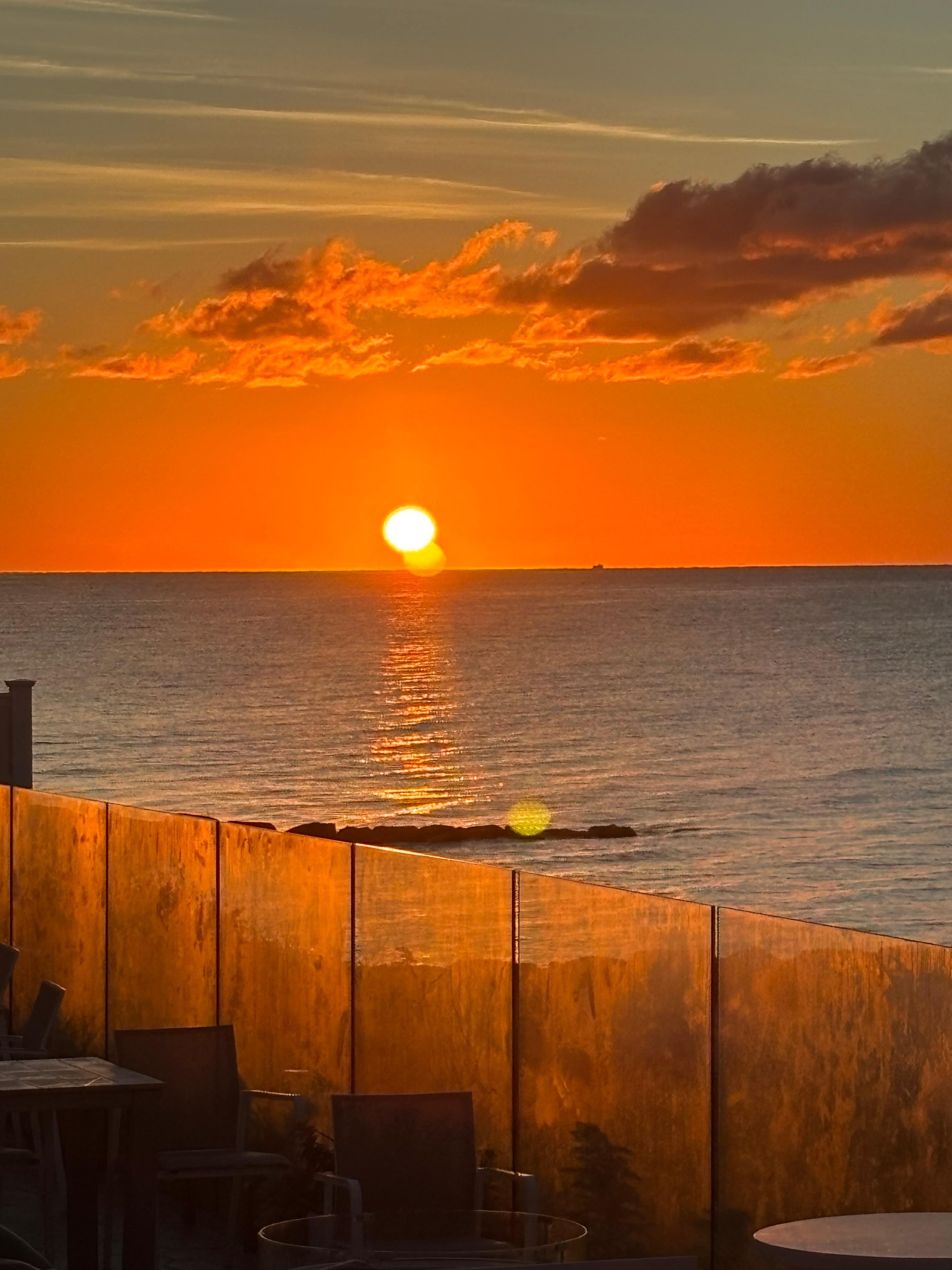 Sunrise from our room