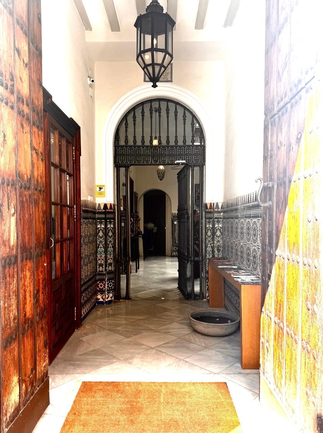 Lovely and secure entryway.