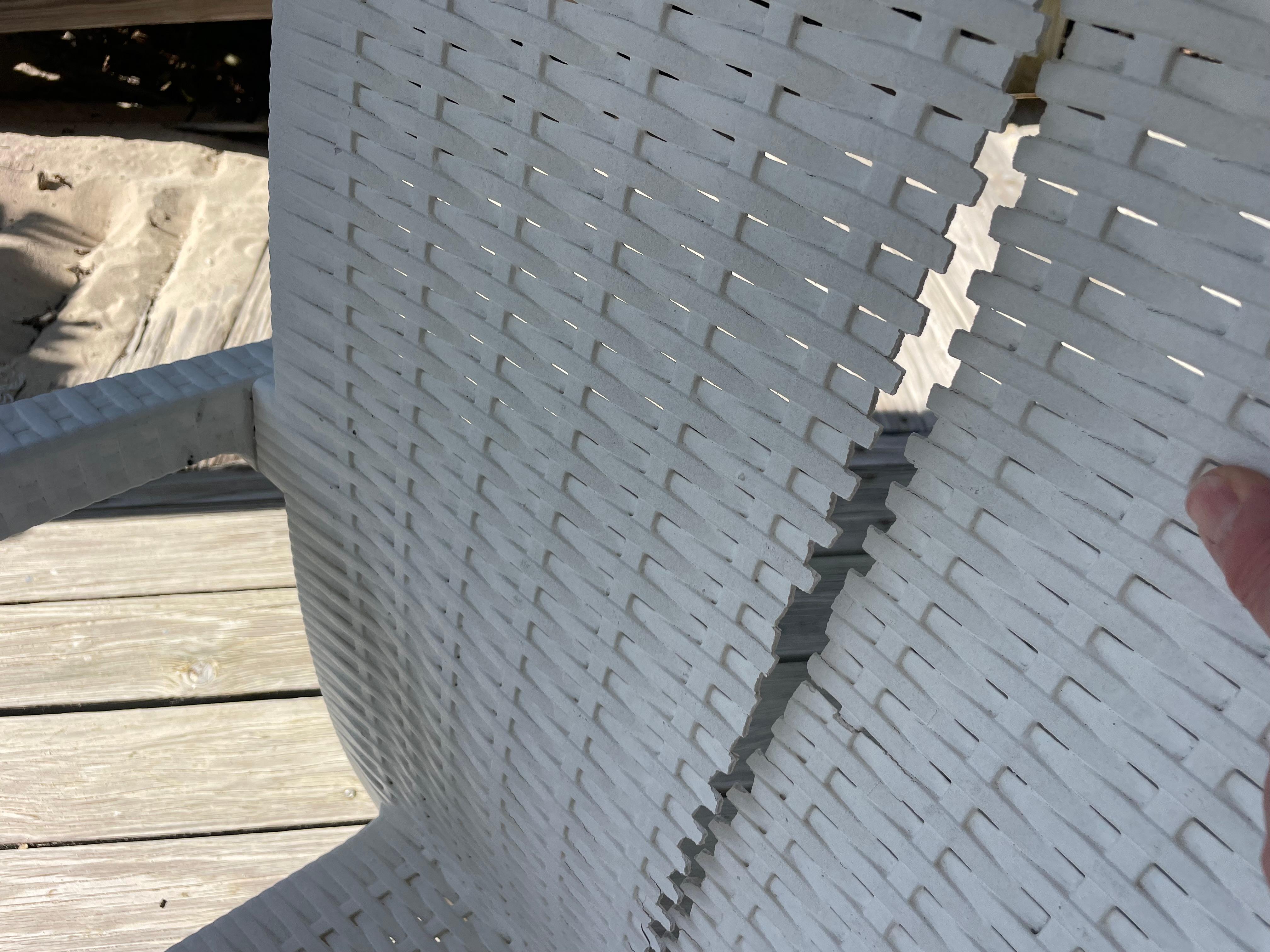 broken chair back