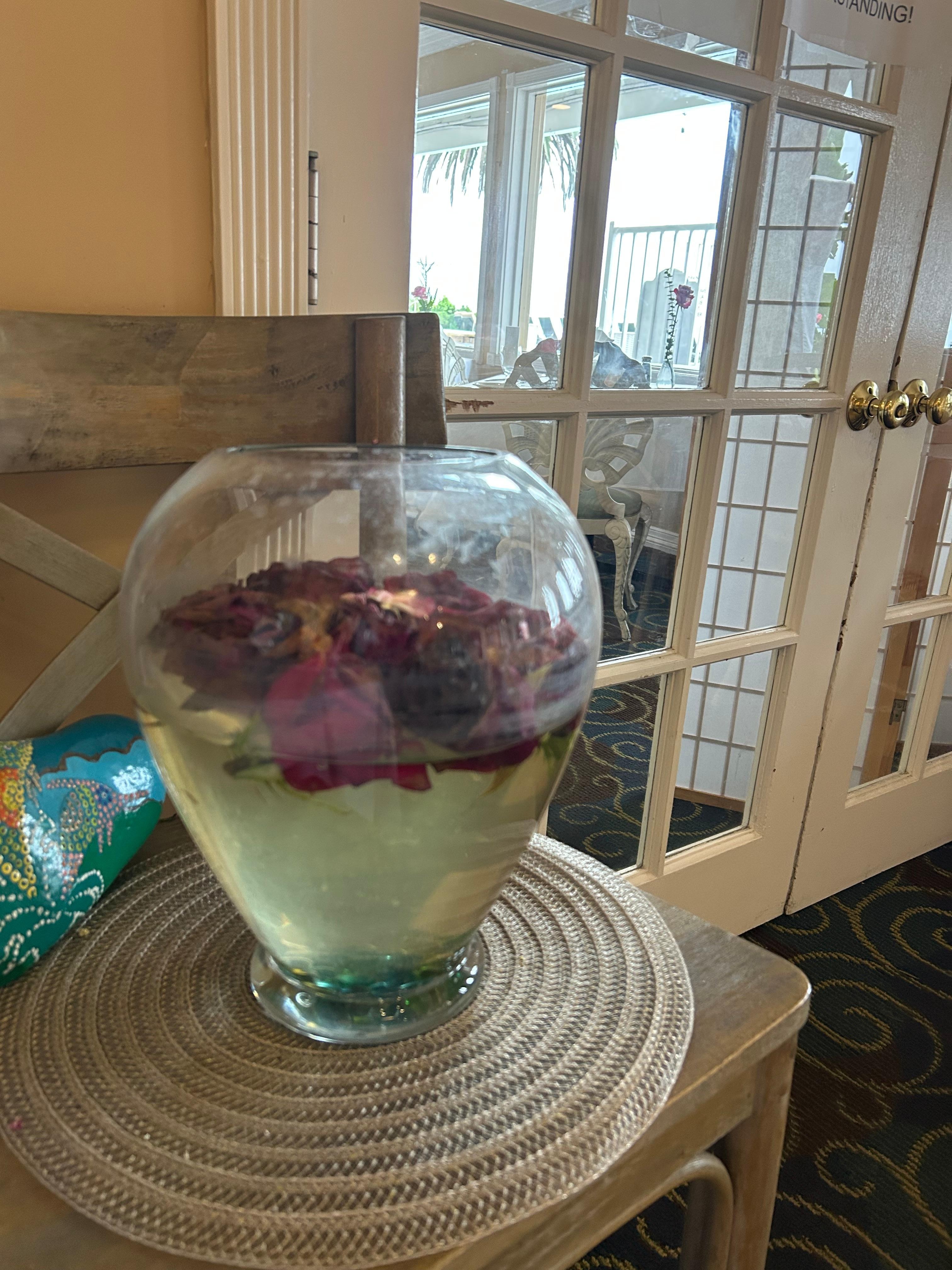 “flowers” in breakfast buffet room