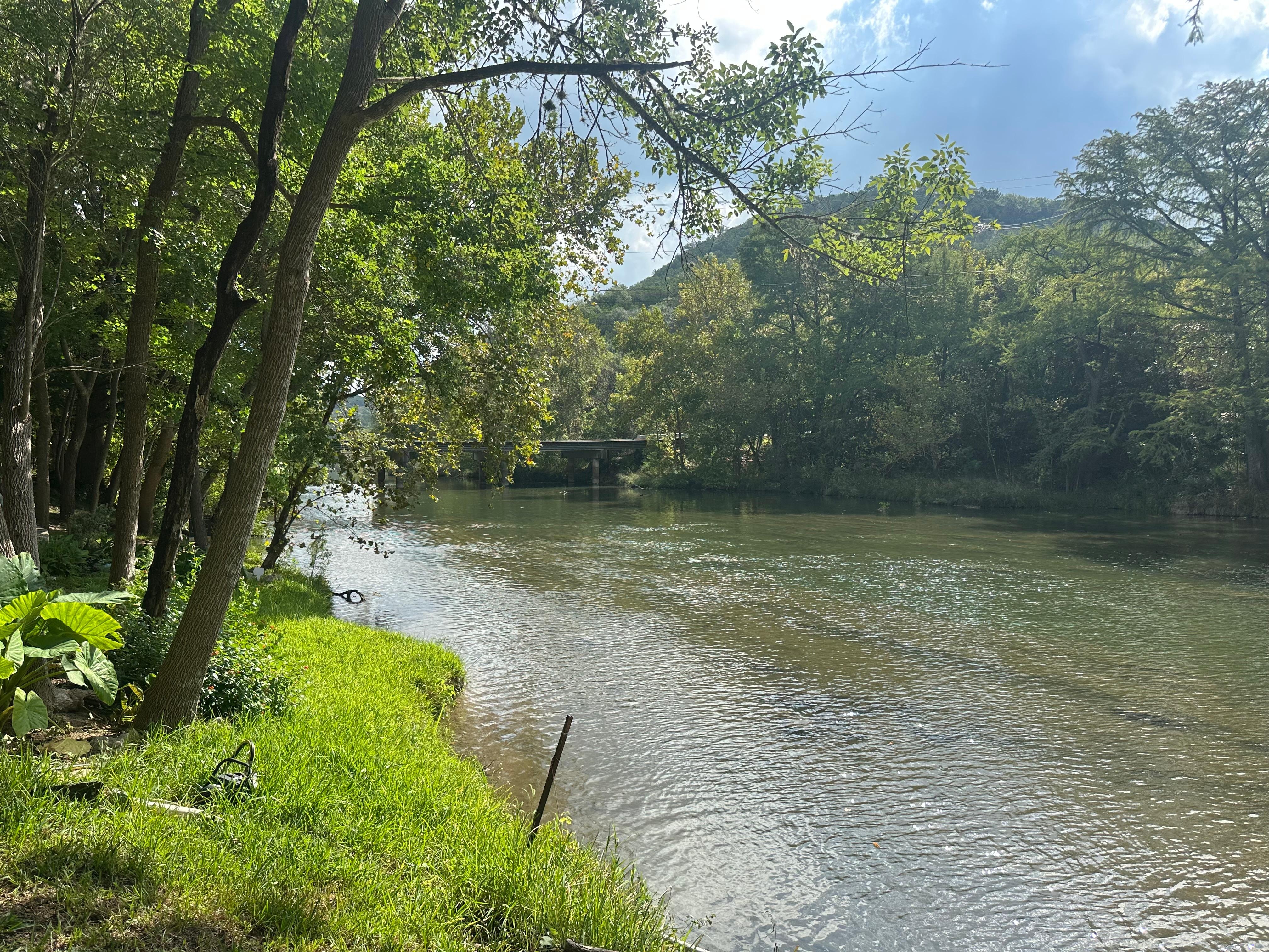 Looking to the left in the river 